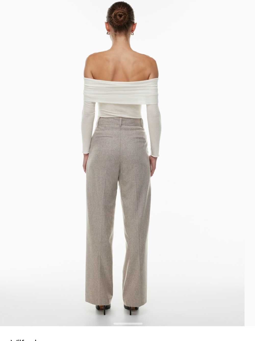 Aritzia Wilfred The Effortless Pant
Wool cashmere relaxed wide-leg trousers 12 - Picture 3 of 11